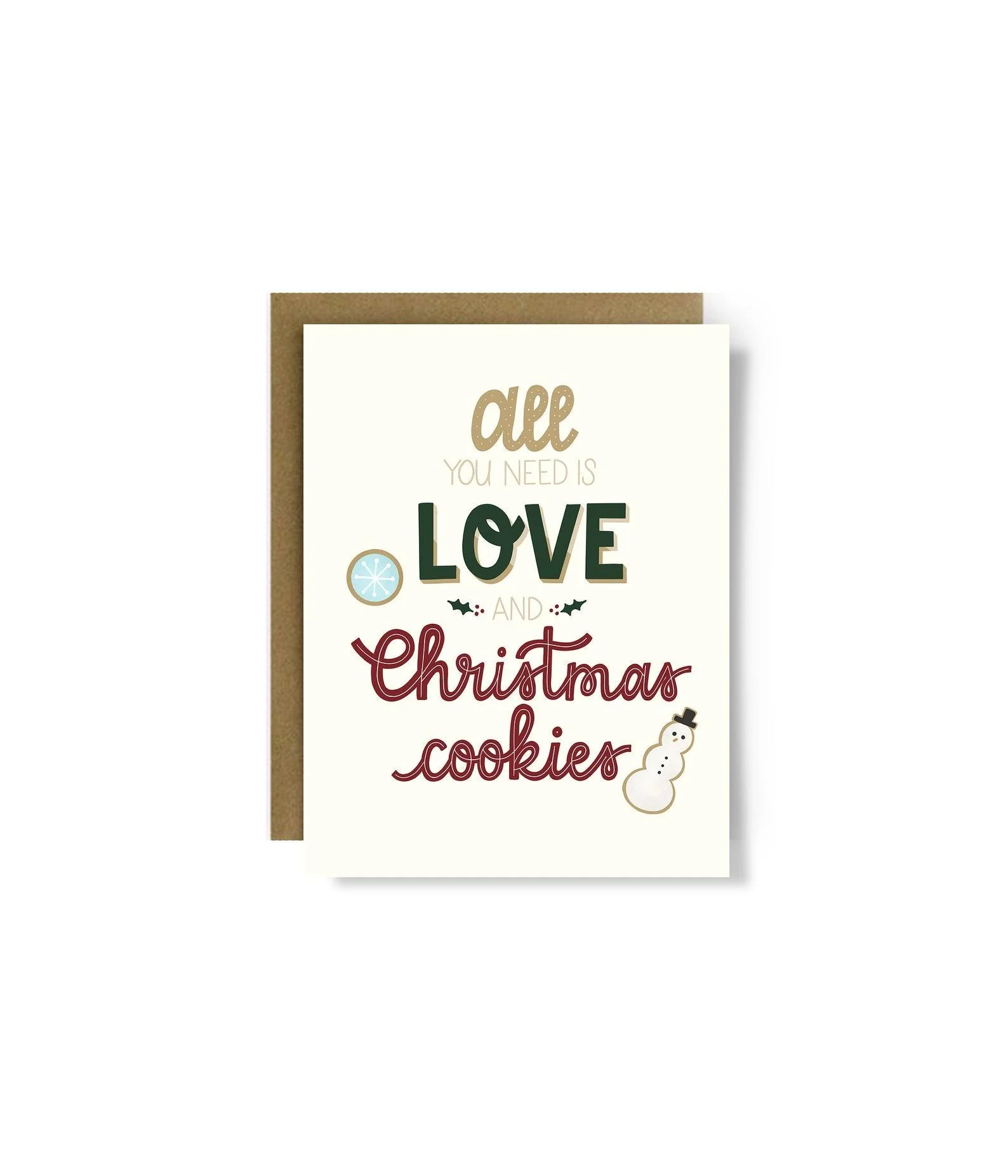All You Need is Christmas Cookies Greeting Card - Image 2