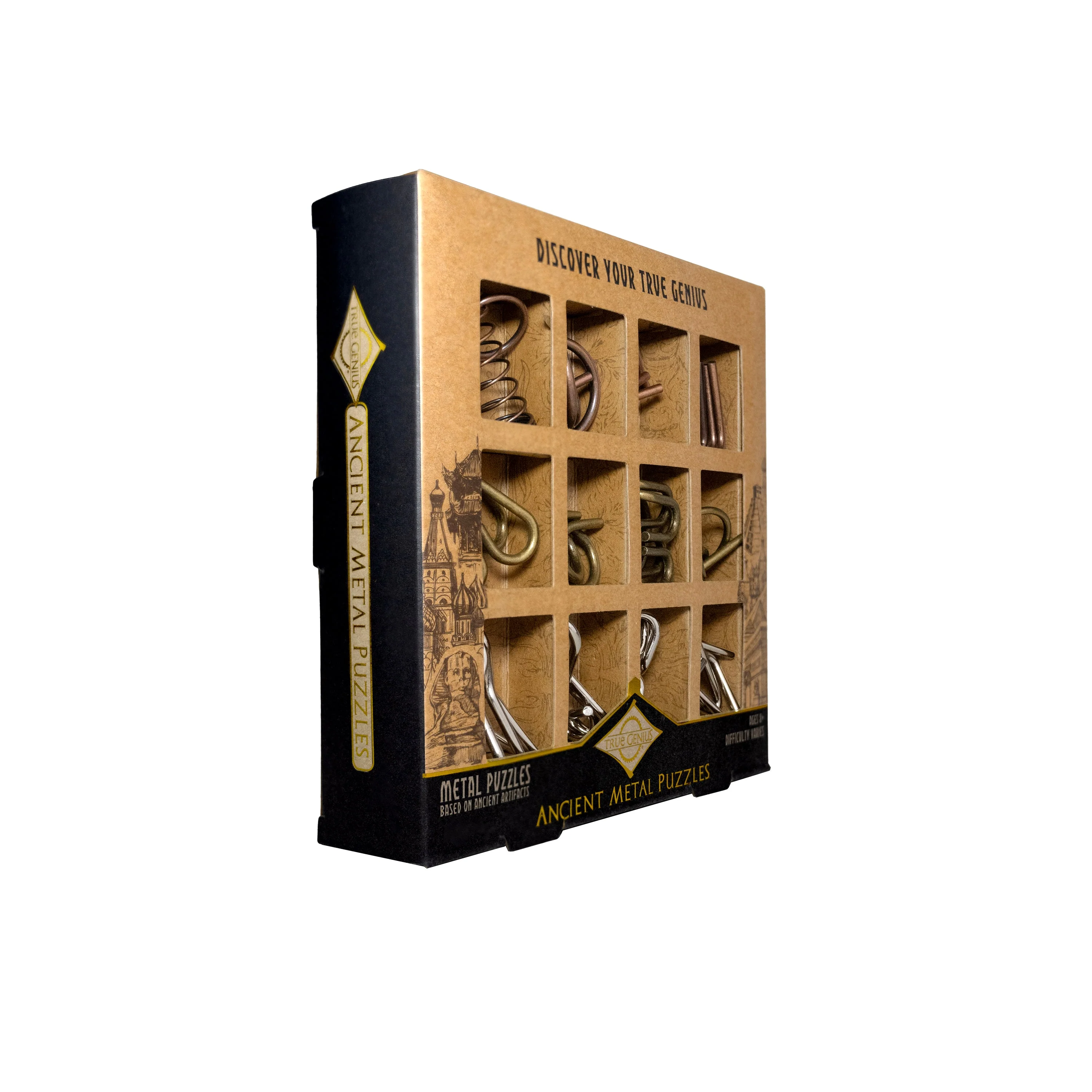 Ancient Metal Puzzle Set - 12 Pack - Image 4