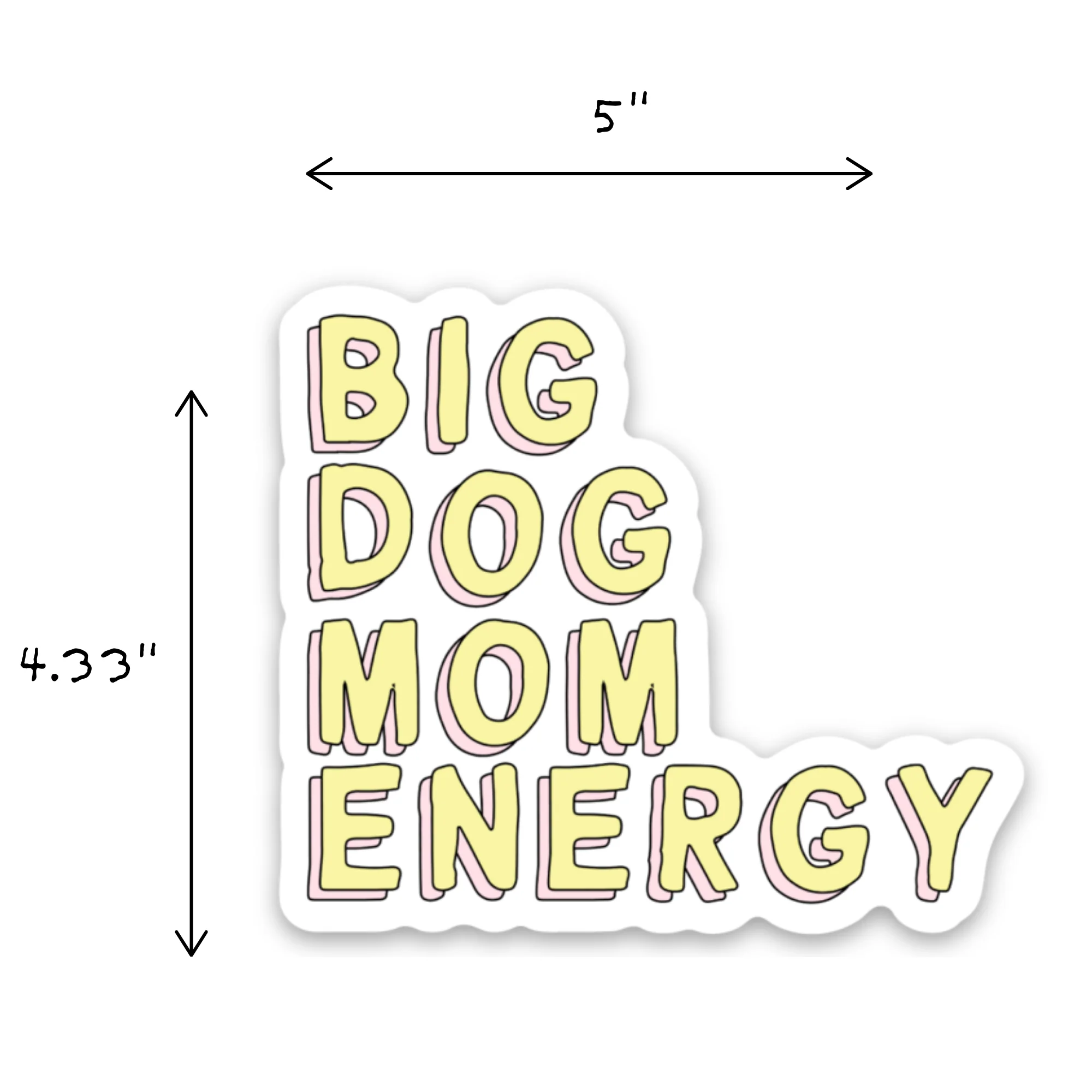 Big Dog Mom Energy Magnet- Durable Car Magnet for Pet Parent - Image 7
