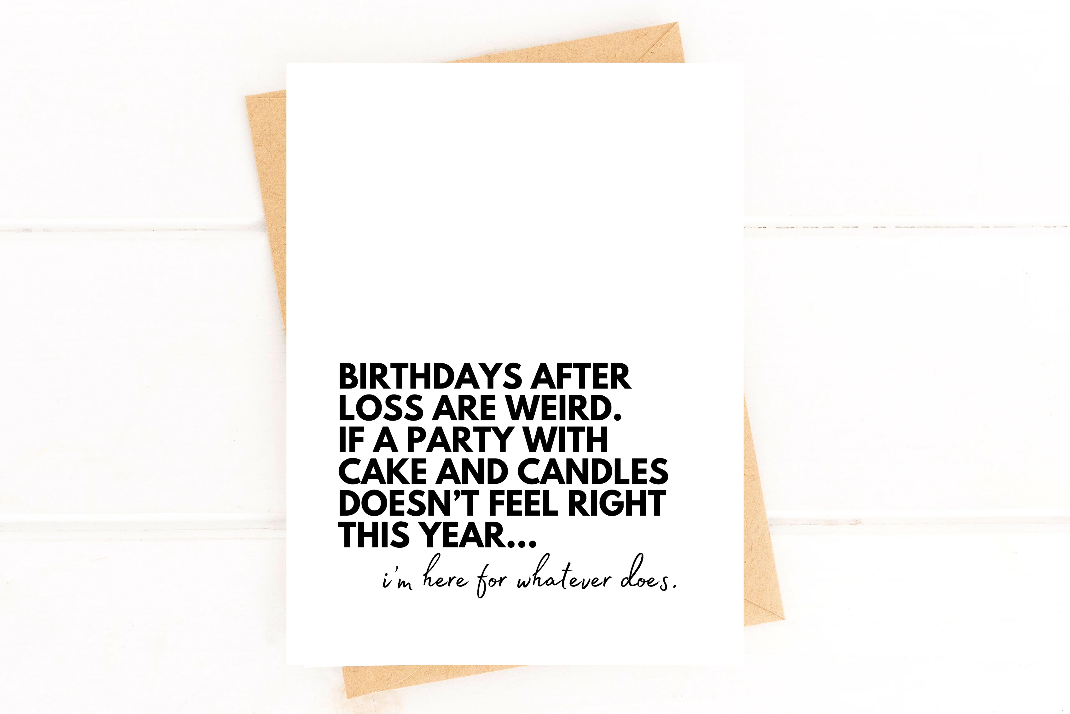 Birthday After Loss Sympathy Birthday Card - Image 2