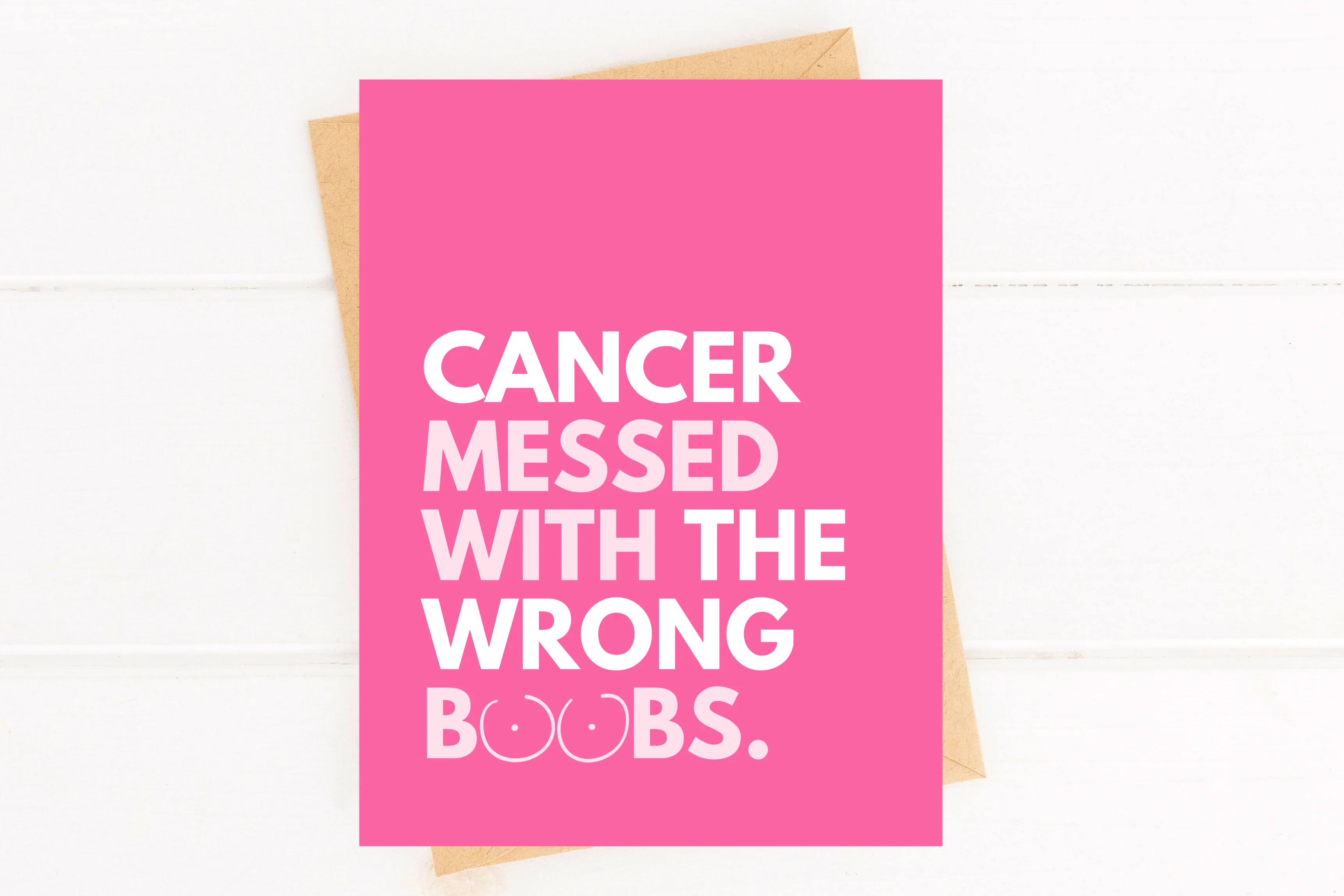 Breast Cancer Support Card Funny Cancer Card Breast Survivor Cancer Get Well