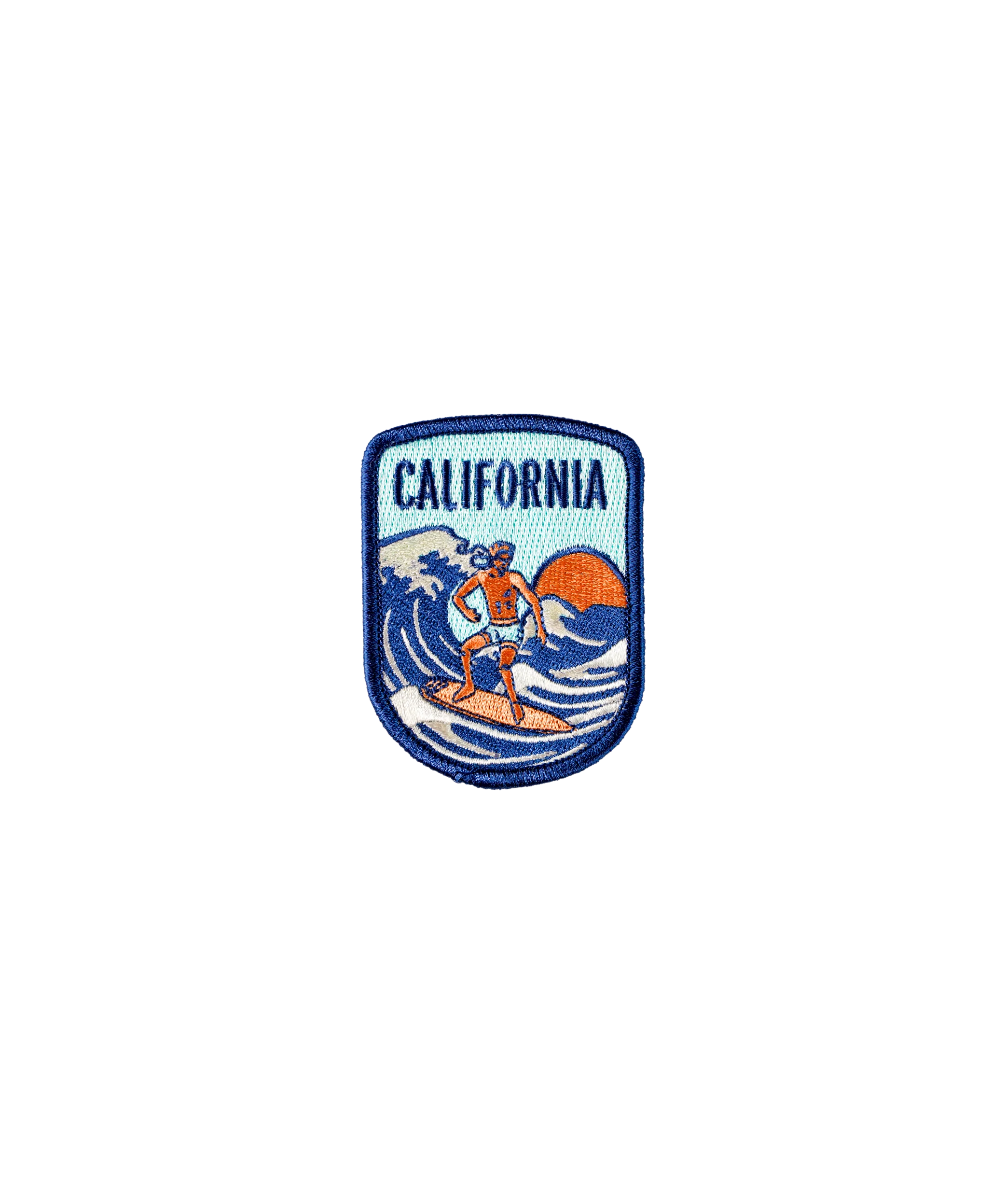 California Ocean Embroidered Patch