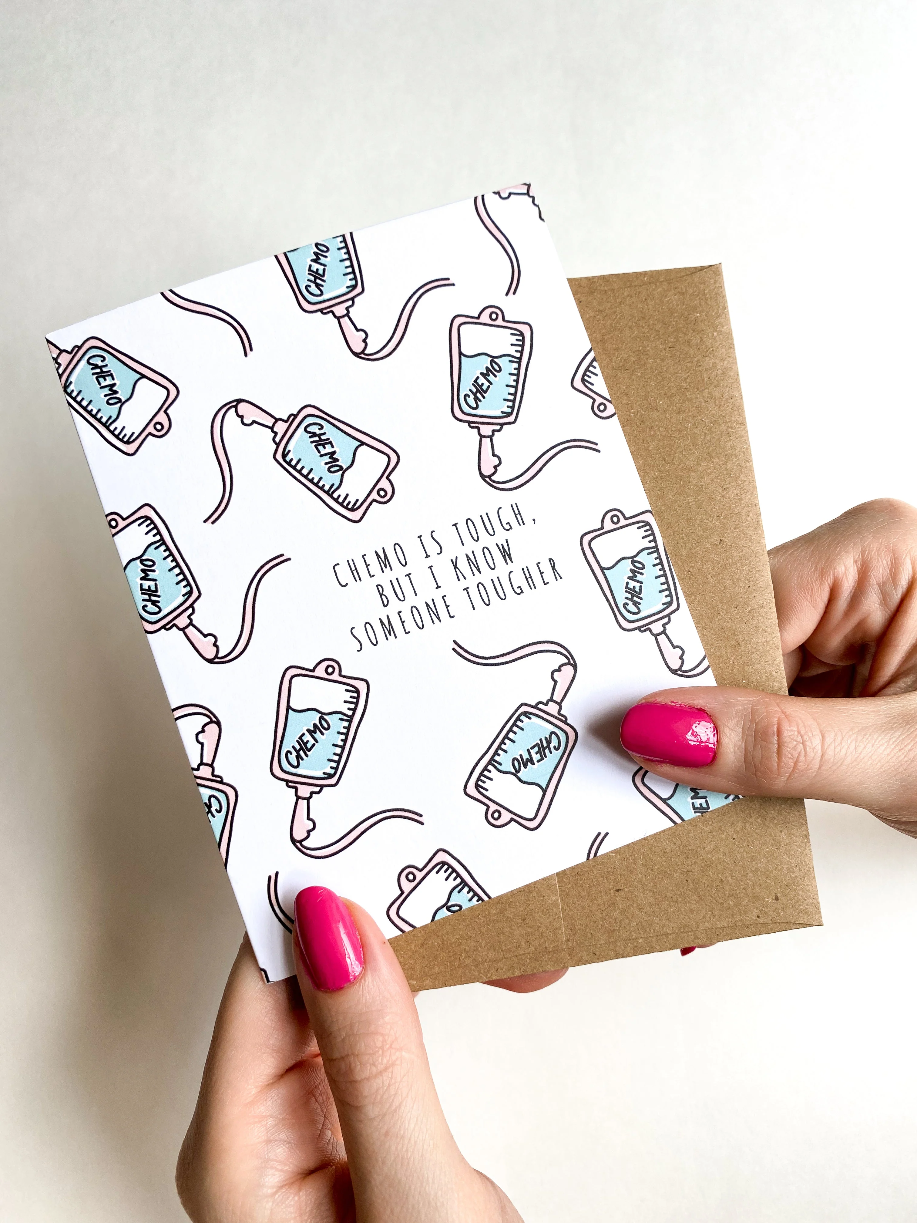 Chemo is Tough Cancer Get Well Card