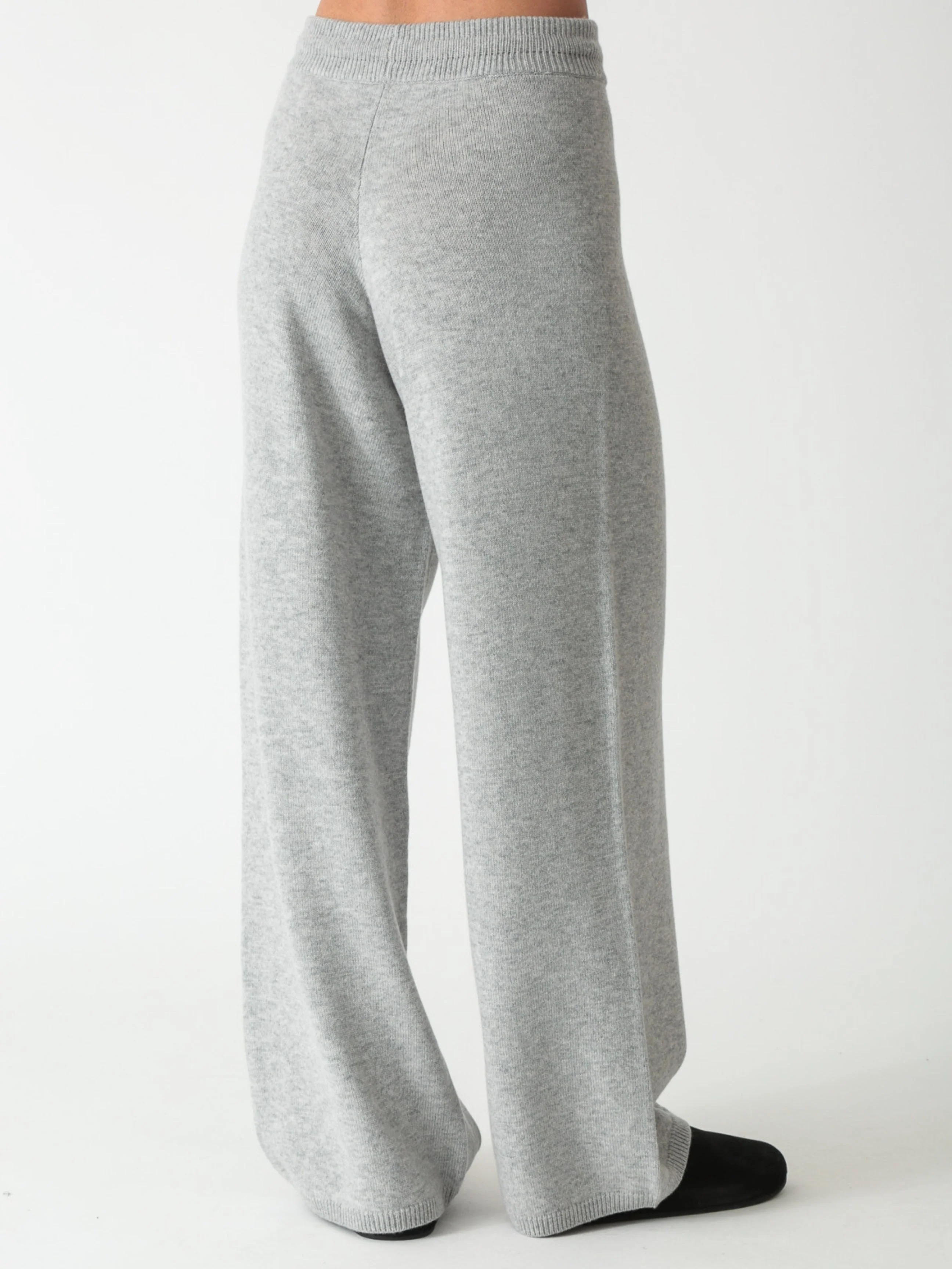 Harley Knit Pant - Heather Grey - Image 3