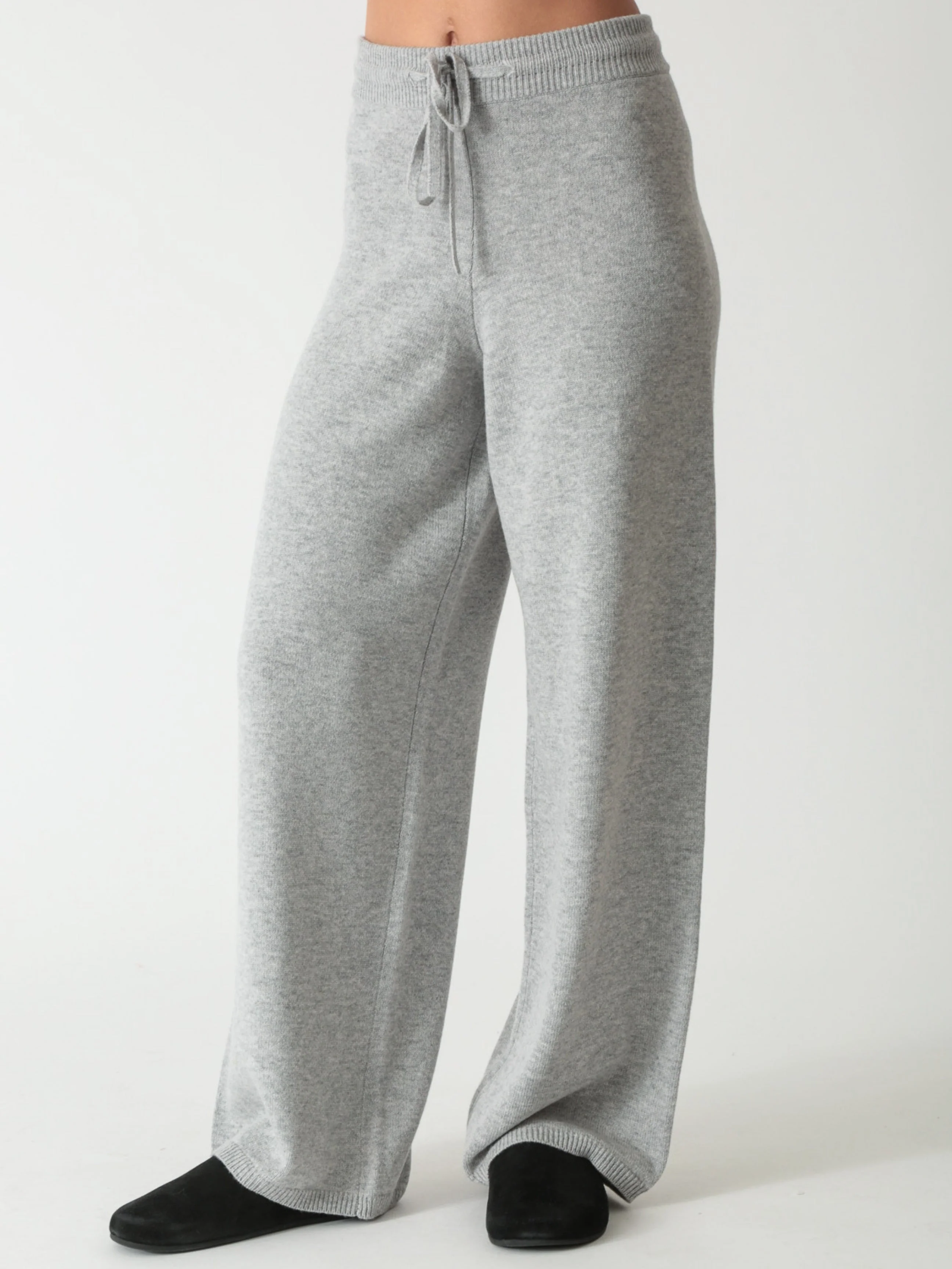 Harley Knit Pant - Heather Grey - Image 4