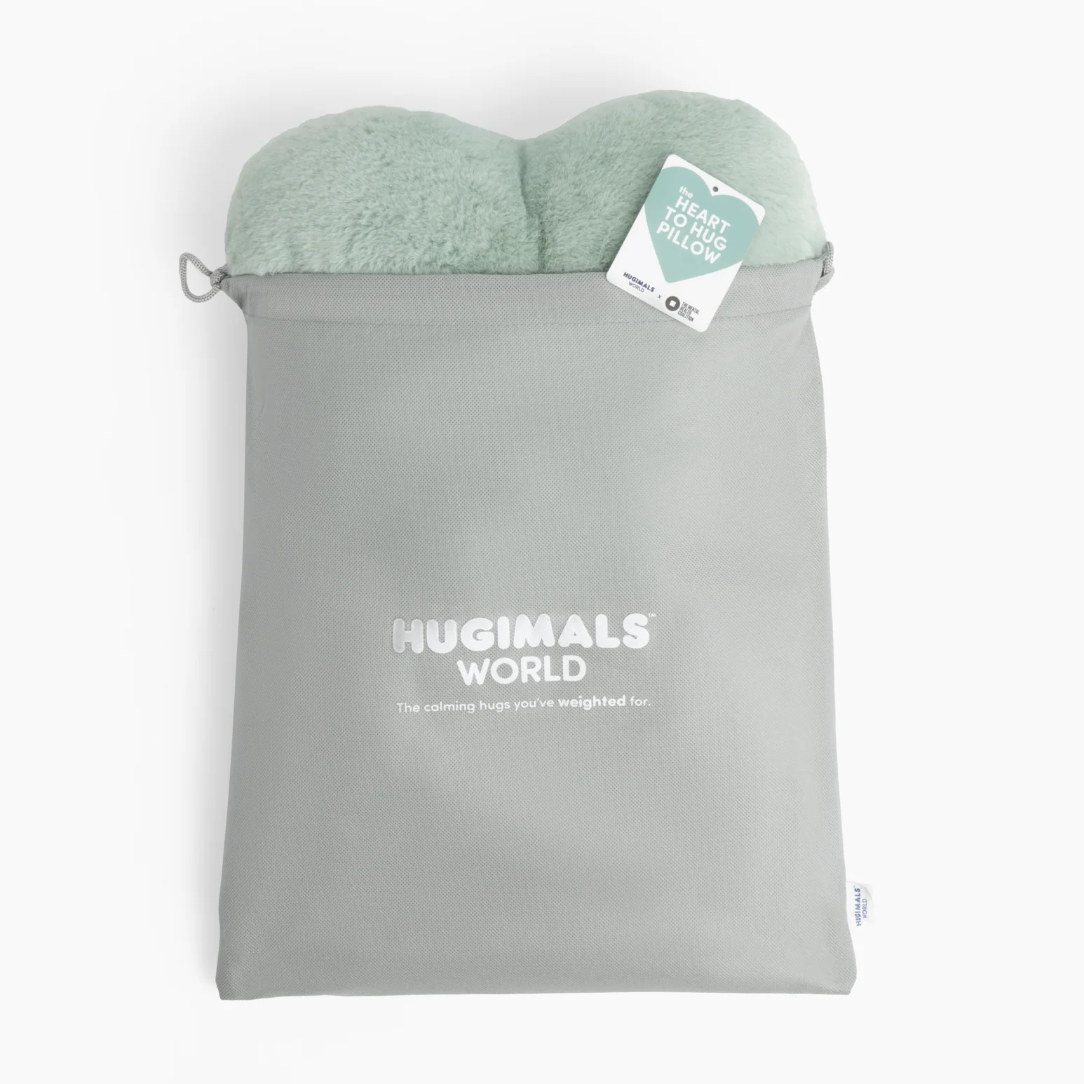 Heart to Hug Pillow - Sea Glass - Image 3