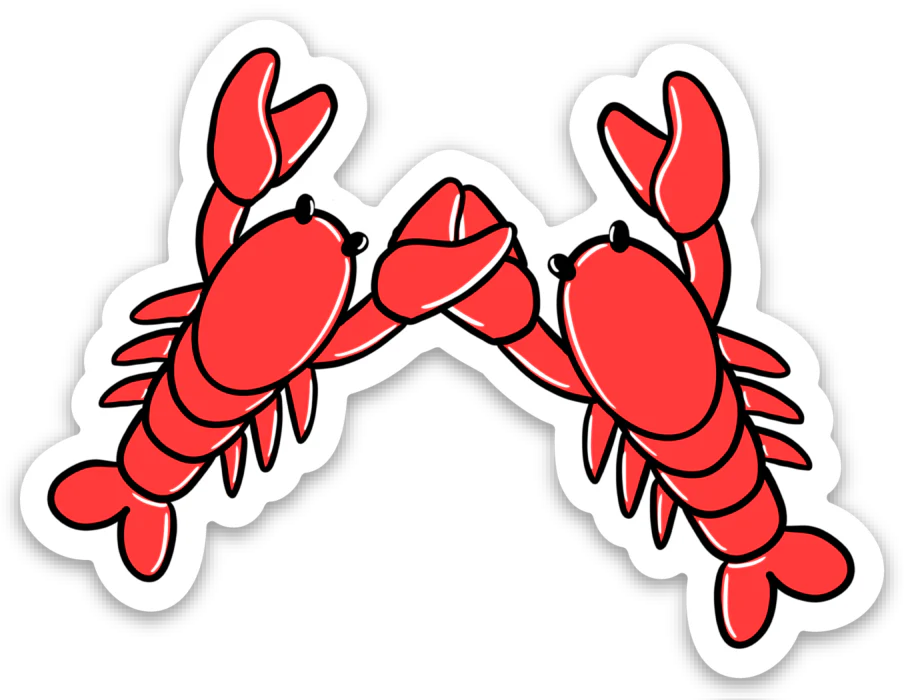 Lobster Love Vinyl Sticker You're My Lobster - Image 5