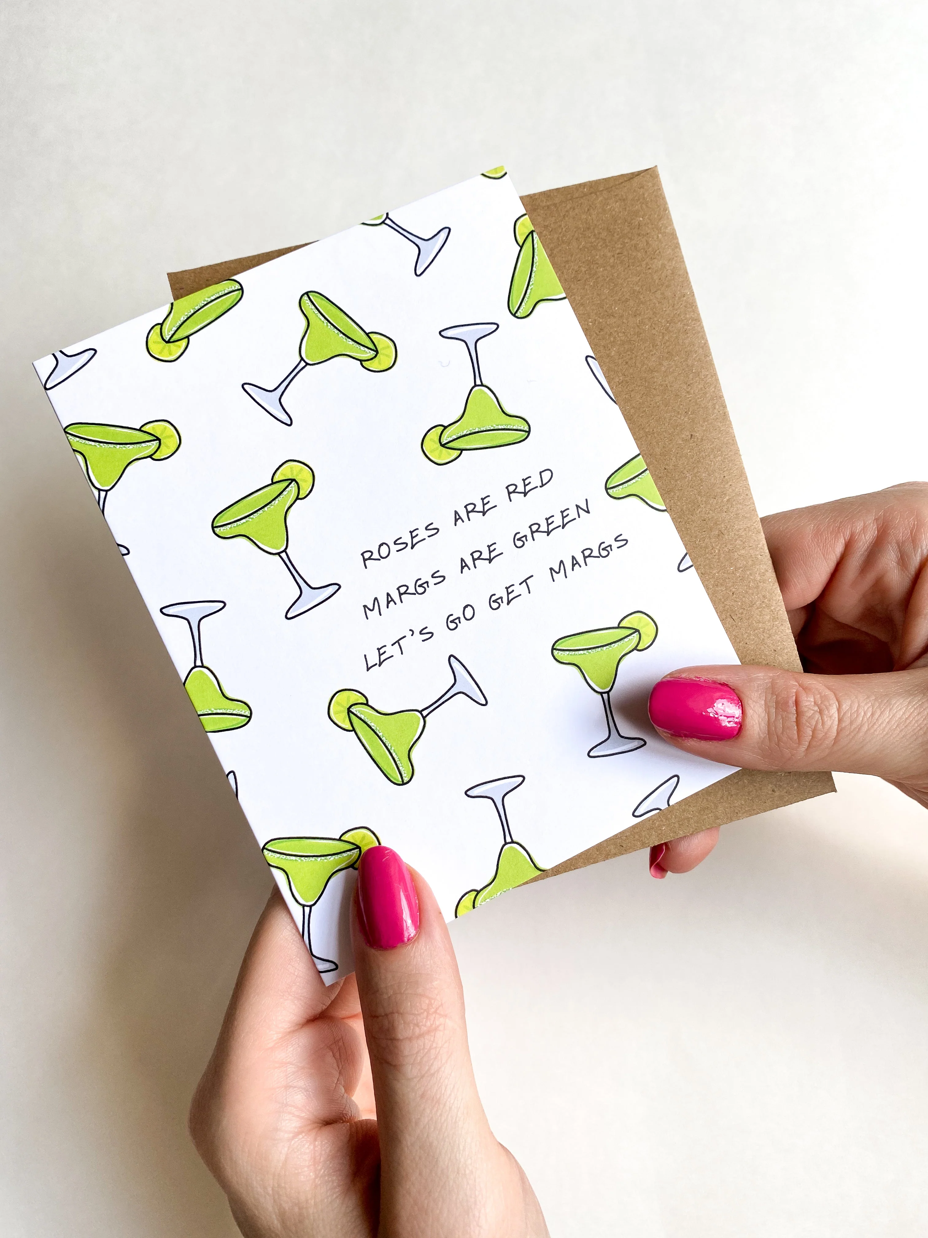 Margarita Galentine's Card – Funny & Cute Anniversary Card for Marg Lovers, Unique Valentine's Love Card