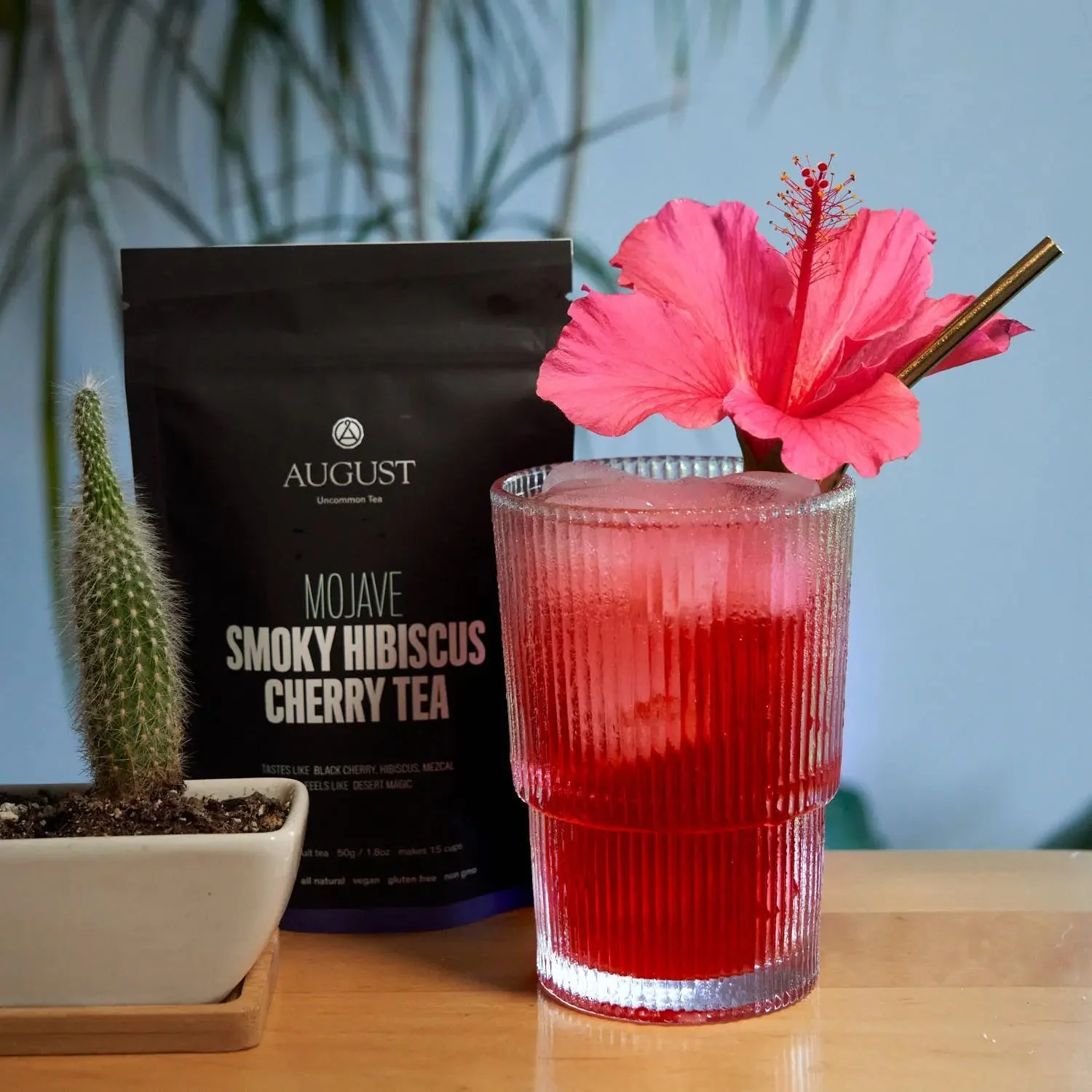 Mojave - Smoky Hibiscus Cherry Tea (Very Low Caffeine) - Image 2
