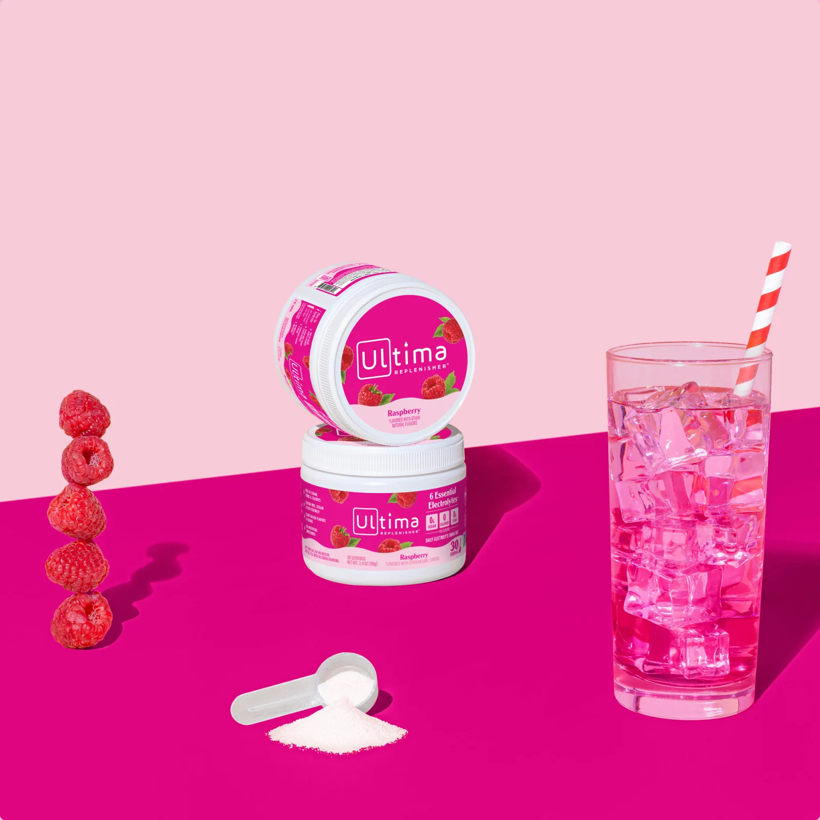 Raspberry electrolyte drink mix - Image 11