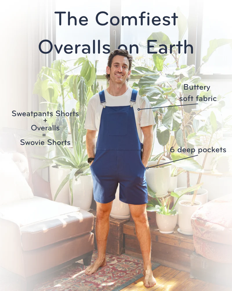 Swovie Shorts - Navy - Image 2