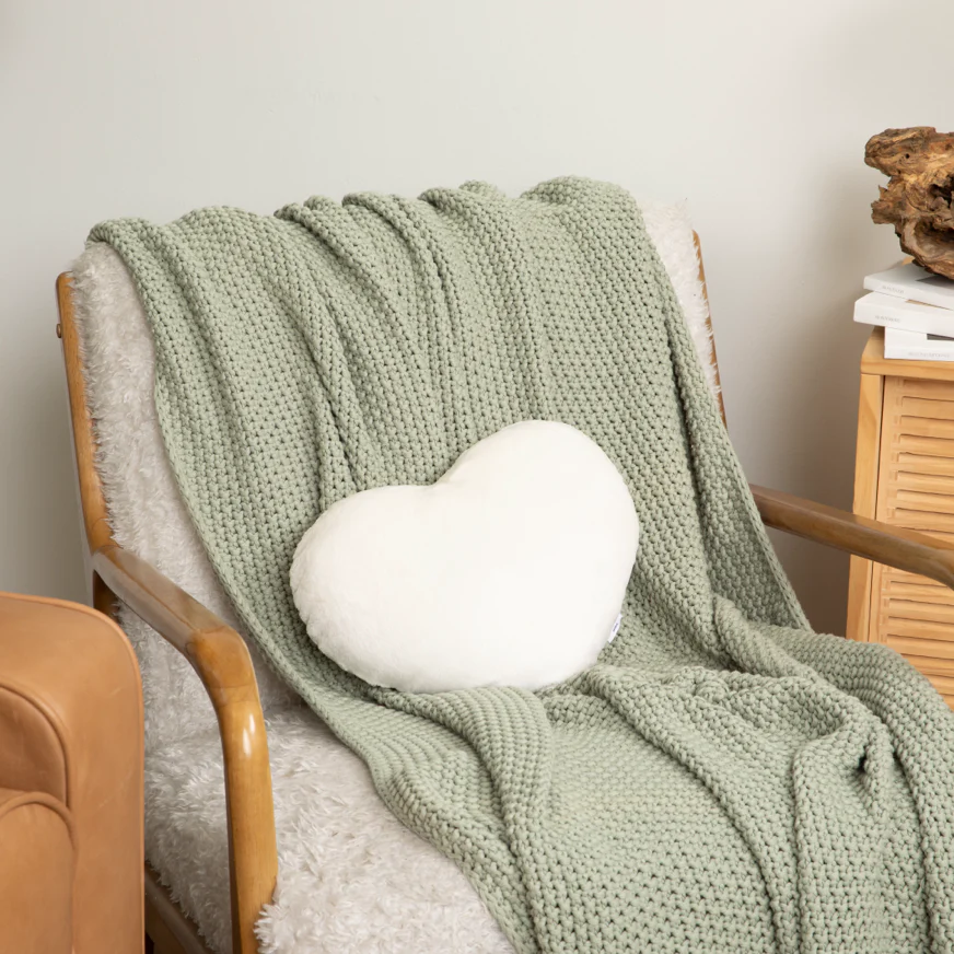 The Heart to Hug Pillow - Ivory - Image 4