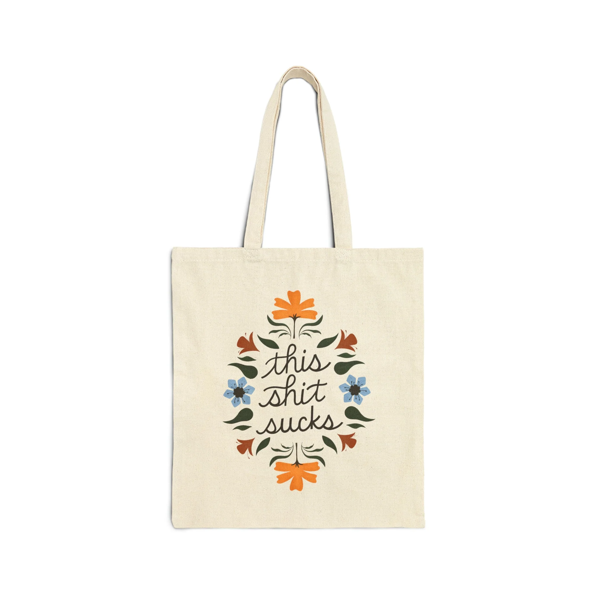 This Shit Sucks Cotton Canvas Tote Bag - Image 2