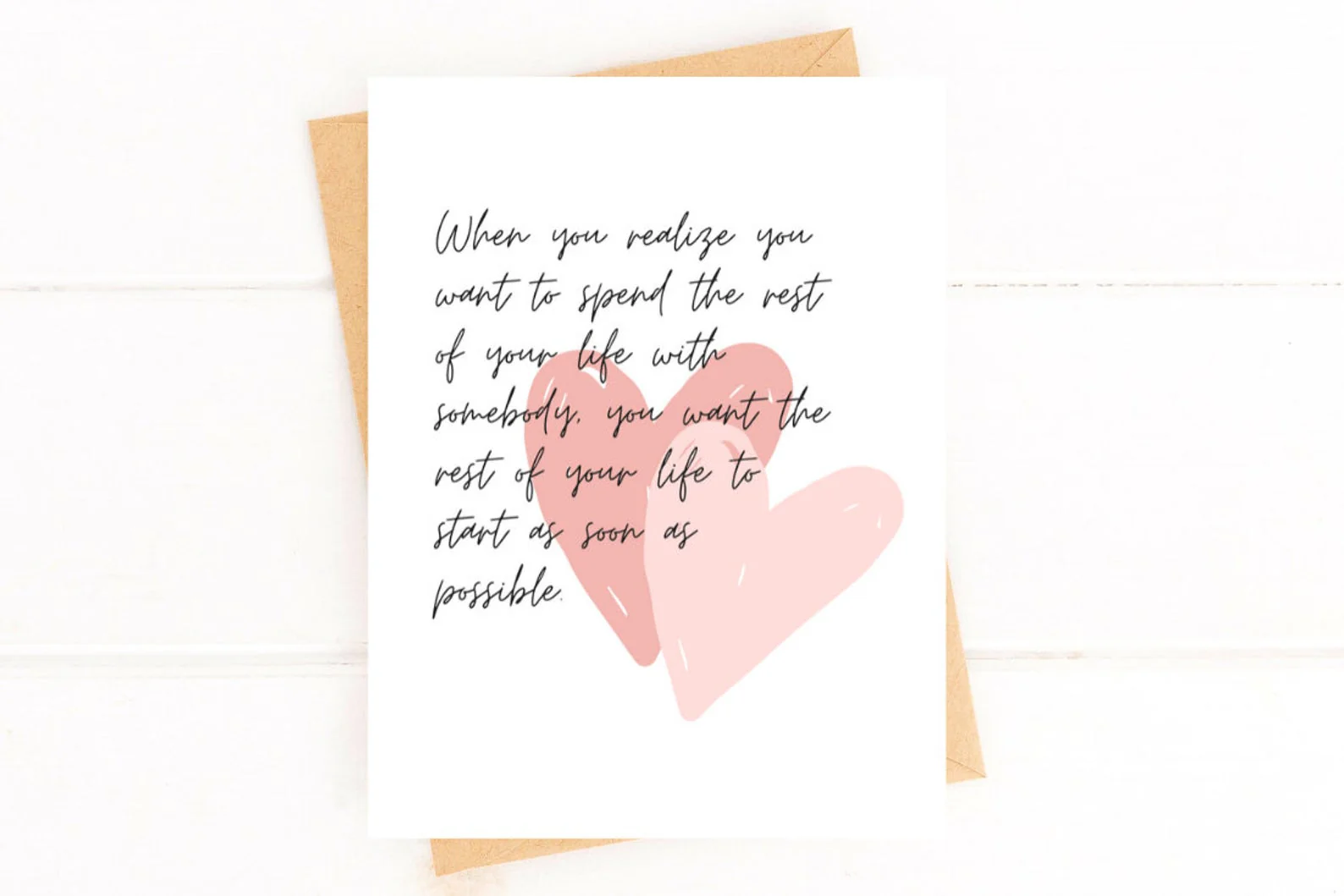 When Harry Met Sally Card, Wedding Day, First Look, Bride to Groom Card - Image 2